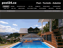 Tablet Screenshot of pool24.cz